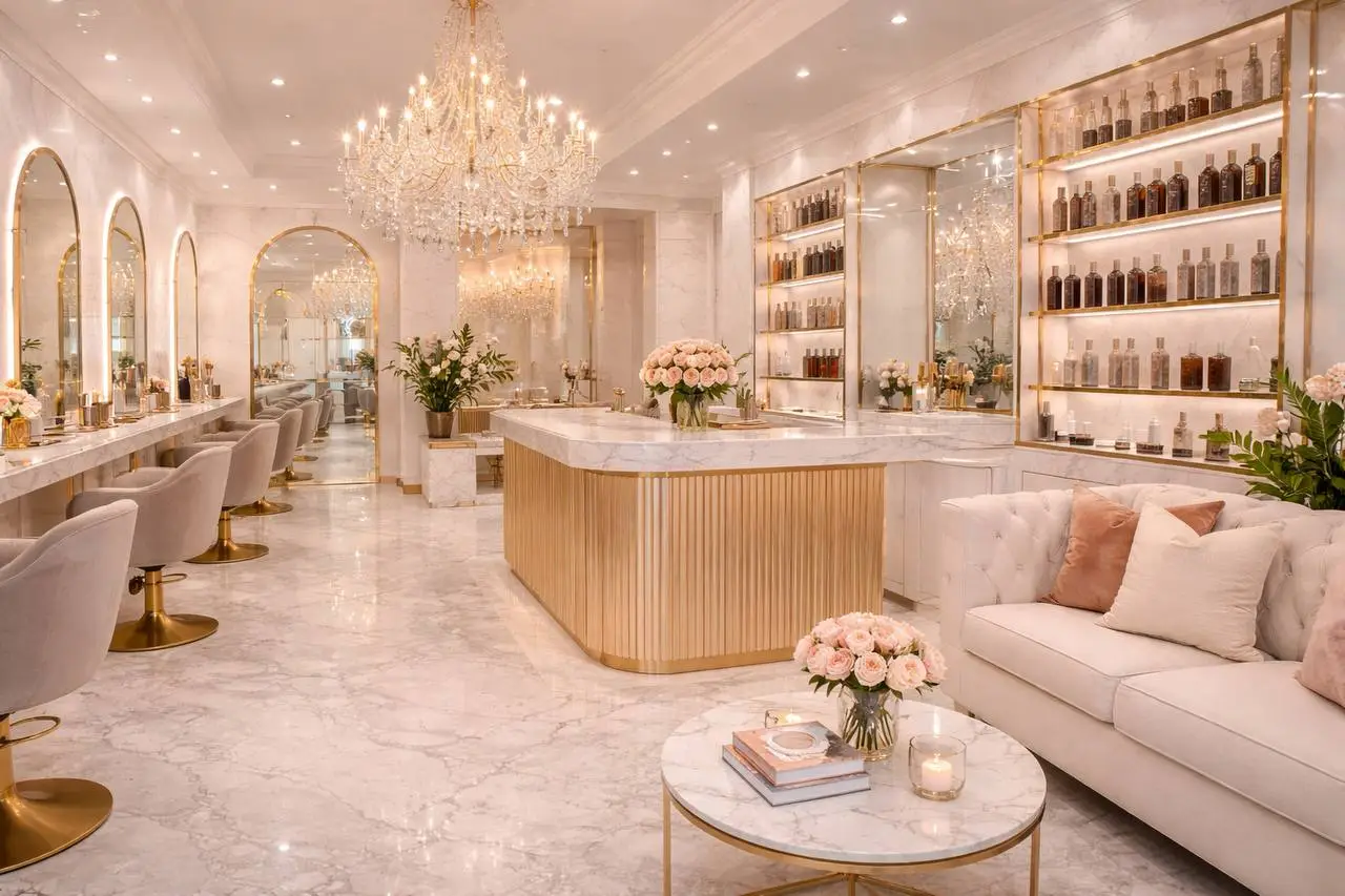 Beauty editorial look