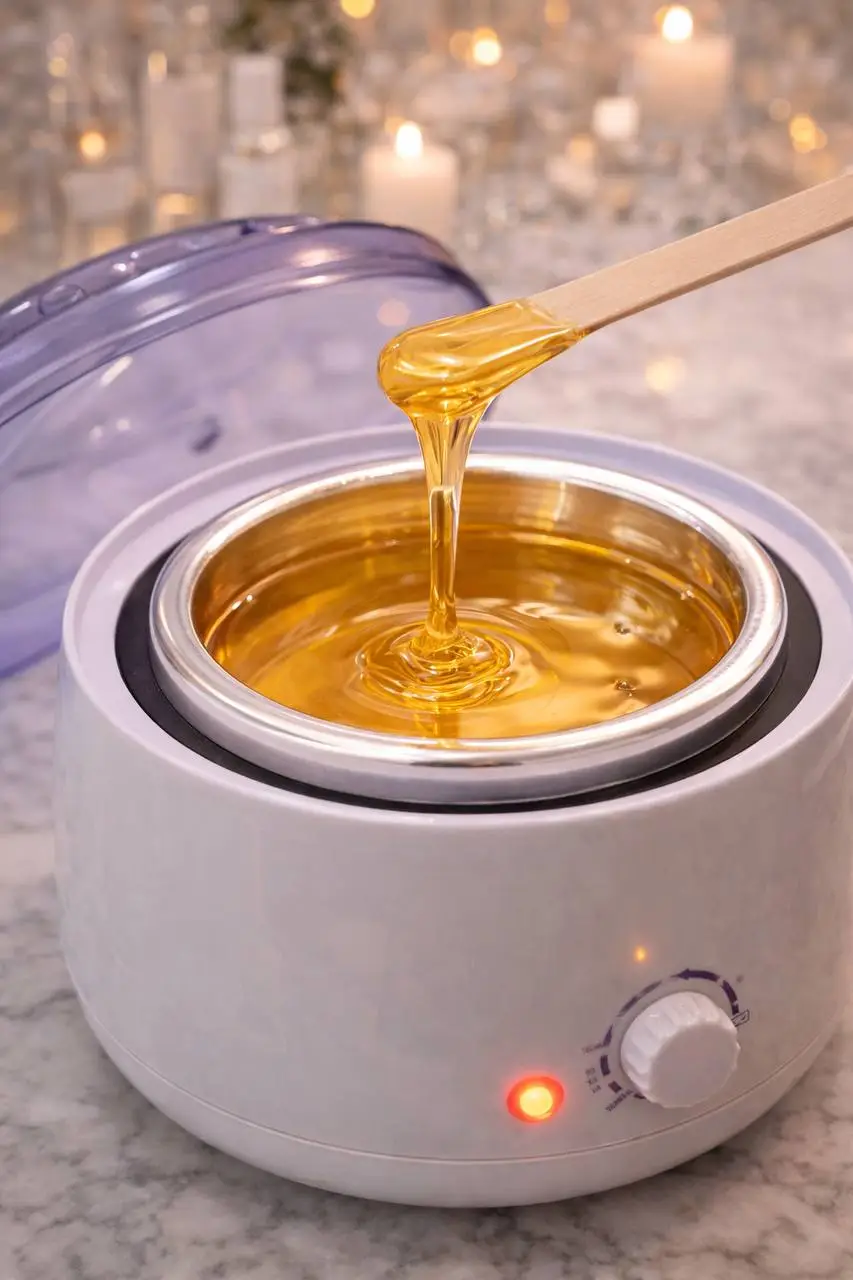 Luxury skincare and waxing atmosphere